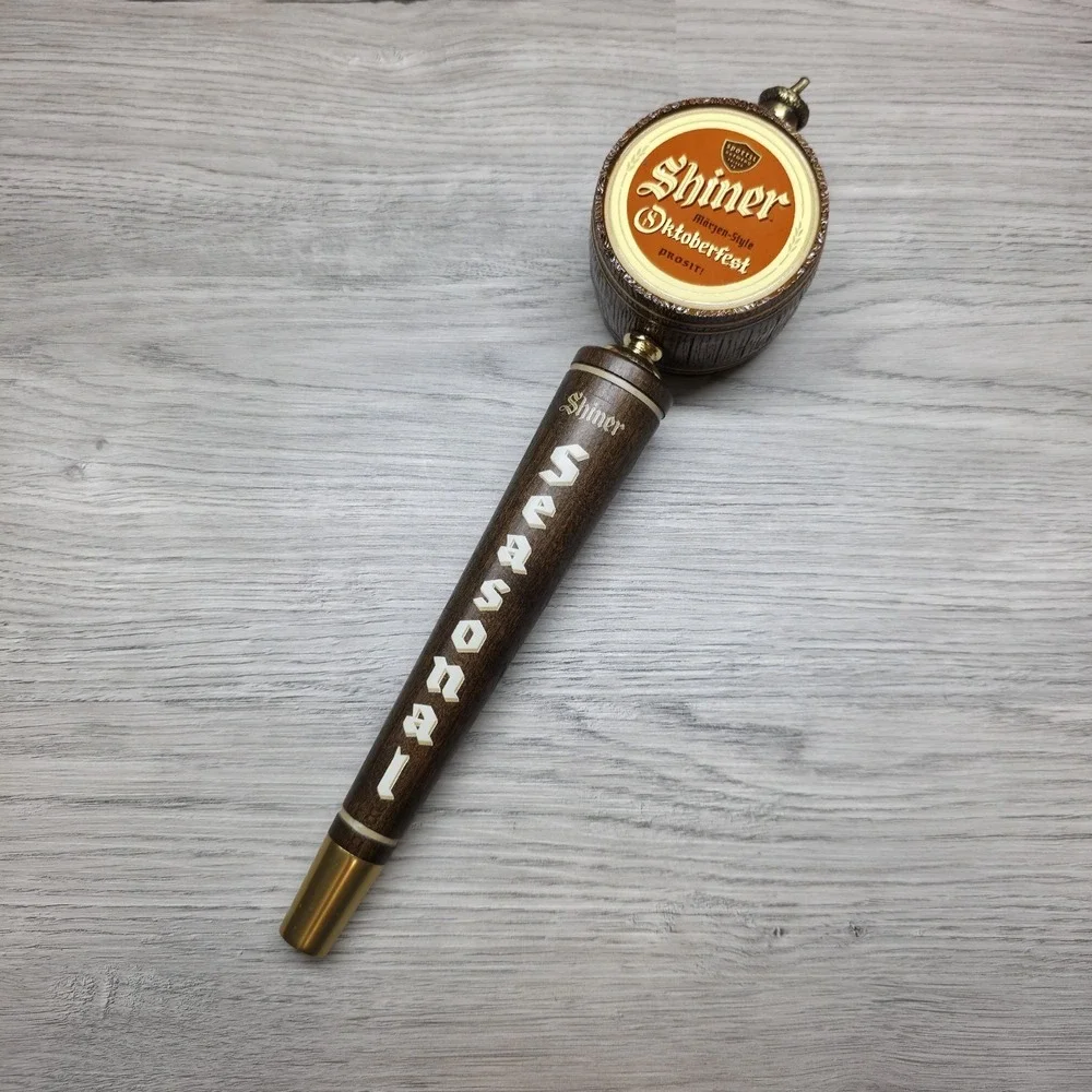 Shiner Oktoberfest Beer Marzen-Style Tap Handle - 12